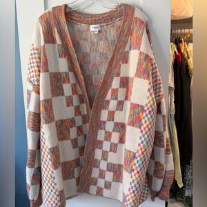 Colorful Knit Women's Cardigan